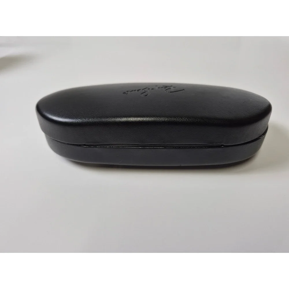 Ray-Ban Black Hard Clamshell Sunglasses Case with Cleaning Cloth Logo Embossed